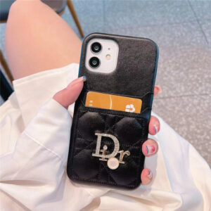dior風 iphone15pro/15 スマホケース カード2枚収納 アイフォン14 