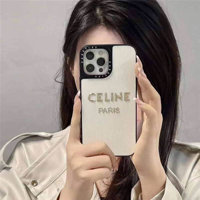 celine iphone15/15pro ケース おそろい iphoneケース14/14promax/13pro セリーヌ