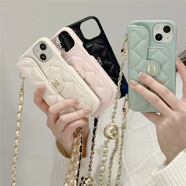 chanel iphone16/16pro ケース ショルダー シャネル アイ フォン ケース iphone15/14pro ケース カード 収納 おしゃれ iphone13/12 ケース 人気 女子 - 画像 (7)