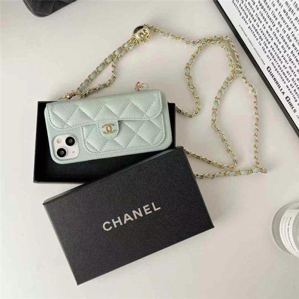 chanel iphone16/16pro ケース ショルダー シャネル アイ フォン ケース iphone15/14pro ケース カード 収納 おしゃれ iphone13/12 ケース 人気 女子 - 画像 (5)